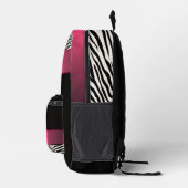 Sac À Dos Imprimé Rayures de zèbre (Droite)