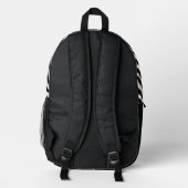 Sac À Dos Imprimé Rayures de zèbre (Verso)