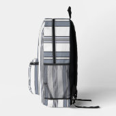 Sac À Dos Imprimé Rayures grises  (Droite)
