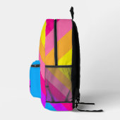 Sac À Dos Imprimé Rayures rayonnantes (Droite)