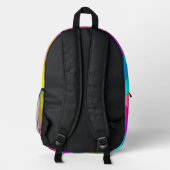 Sac À Dos Imprimé Rayures rayonnantes (Verso)