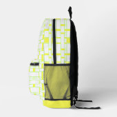 Sac À Dos Imprimé Rectangle Motif blanc 14 (Droite)