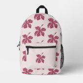 Sac À Dos Imprimé Red Hibiscus Floral Pattern  (Recto)