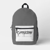 Sac À Dos Imprimé Réflexion Capricorne (Recto)