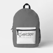 Sac À Dos Imprimé Réflexion du cancer (Recto)