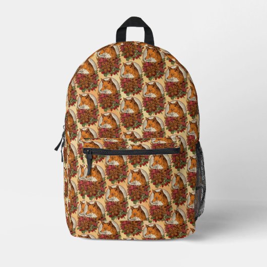 Sac À Dos Imprimé Renard (Recto)