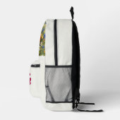 Sac À Dos Imprimé Renard et Fleurs (Droite)
