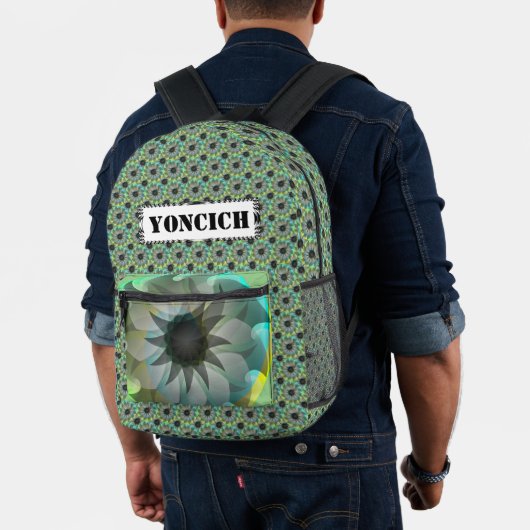 Sac À Dos Imprimé Requin spiral par Kenneth Yoncich (Insitu (Modèle))