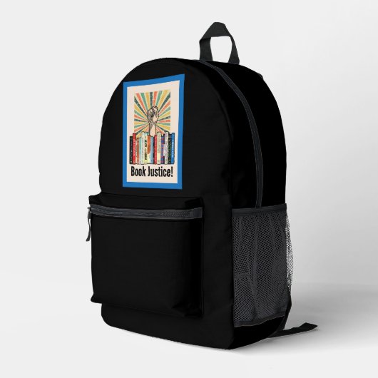 Sac À Dos Imprimé Réservez Justice ! (Coin arrière droit)
