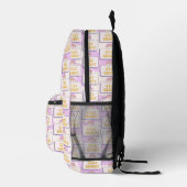 Sac À Dos Imprimé Restez Groovy (Droite)