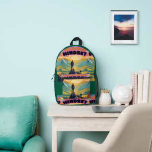 Sac À Dos Imprimé Restez inspiré - Motivation et mise à niveau