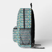 Sac À Dos Imprimé Restez Positif (Droite)