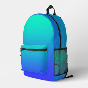 Sac À Dos Imprimé Retour À L'École Aqua Blue