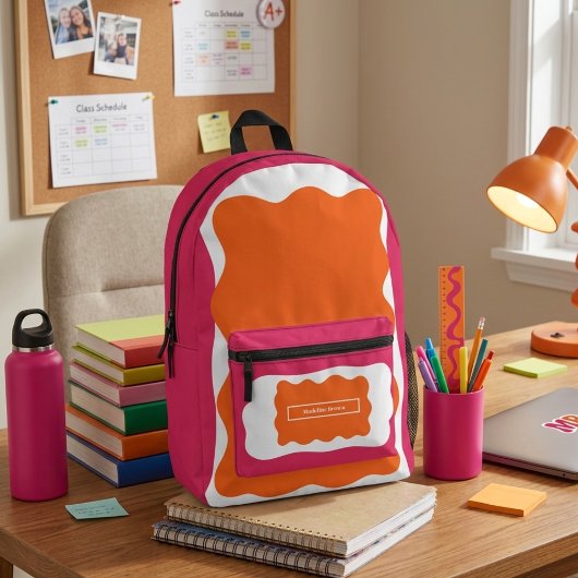Sac À Dos Imprimé Retour à l'école fille funky Moderne Abstrait