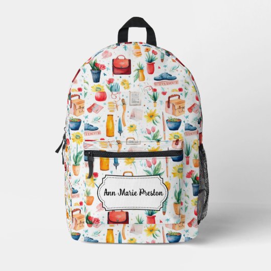 Sac À Dos Imprimé Retour À L'École Pack Précédent Personnalisé (Recto)