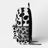 Sac À Dos Imprimé Retour à l'école Vache noir et blanc (Droite)