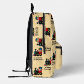 Sac À Dos Imprimé Retour au cours d'apprentissage scolaire (ajouter (Gauche)