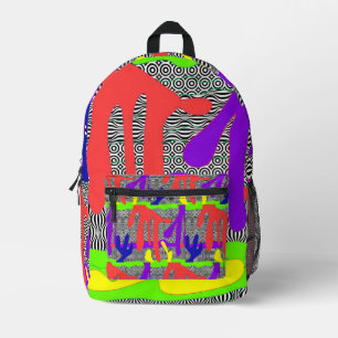 Sac À Dos Imprimé Retourner À L'École Main Jive Randonnée De Voyage