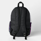 Sac À Dos Imprimé Retro 90s BackPack Neon Streetwear Bag (Verso)