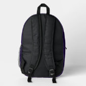 Sac À Dos Imprimé Retro, fusée spatiale (Verso)