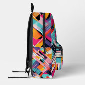 Sac À Dos Imprimé Rétro geometric pattern (Gauche)