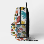 Sac À Dos Imprimé Retro Halftone Coneflowers (Droite)