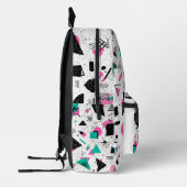 Sac À Dos Imprimé Retro Memphis Geometric Pattern (Gauche)