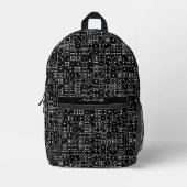 Sac À Dos Imprimé Retro Starburst Dominoes (Recto)