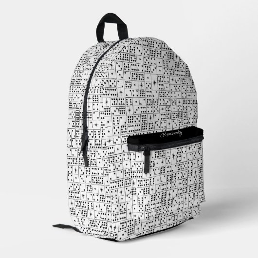 Sac À Dos Imprimé Retro Starburst Dominoes (Coin arrière gauche)