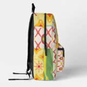 Sac À Dos Imprimé Retro Sunshine Patterns – Bold Colorful (Gauche)