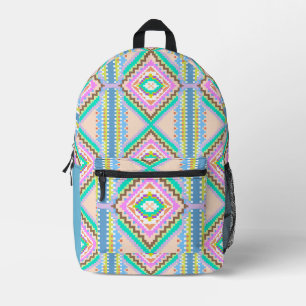 Sac À Dos Imprimé Rêve pastel électrique kaléidoscope