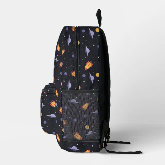 Sac À Dos Imprimé Rockets Spaceshiles Planètes Espace Galaxy Cosmo C (Droite)