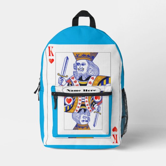 Sac À Dos Imprimé Roi (Recto)