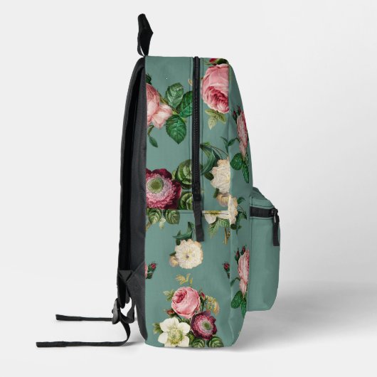 Sac À Dos Imprimé Rose (Gauche)