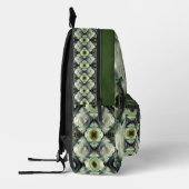 Sac À Dos Imprimé Rose blanche Floral Abstrait Art personnalisé (Gauche)