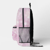 Sac À Dos Imprimé Rose Bokeh Tendance (Droite)