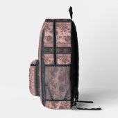 Sac À Dos Imprimé Rosé doré floral (Droite)