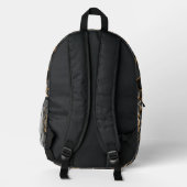 Sac À Dos Imprimé Rose métallique rustique (Verso)
