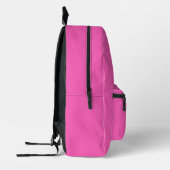 Sac À Dos Imprimé Rose Personnalisé (Gauche)