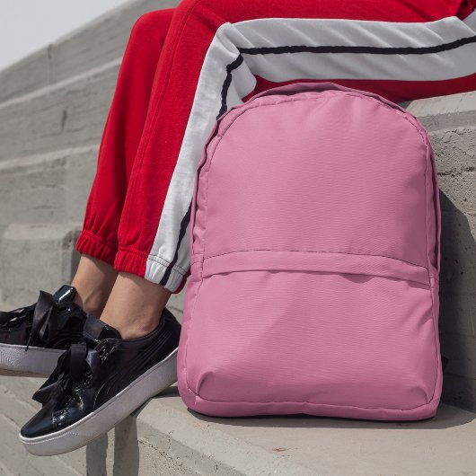 Sac À Dos Imprimé Rose Pompadour Personnalisé