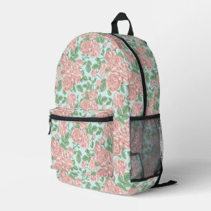 Sac À Dos Imprimé Rose rose Jardin Bouquet Motif