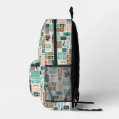 Sac À Dos Imprimé Rose Sud-Ouest (Droite)