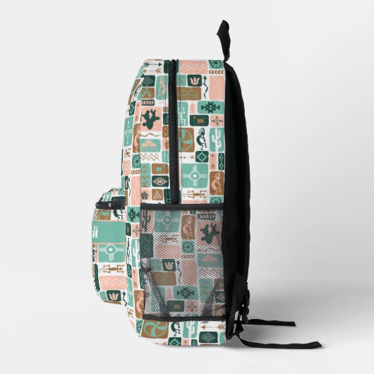 Sac À Dos Imprimé Rose Sud-Ouest (Droite)