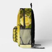 Sac À Dos Imprimé Rosebud jaune (Droite)