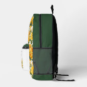 Sac À Dos Imprimé Roses Jaunes Chic (Droite)