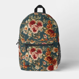 Sac À Dos Imprimé Roses romantiques et belles fleurs
