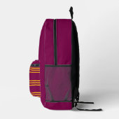 Sac À Dos Imprimé Rouge et Jaune (Droite)