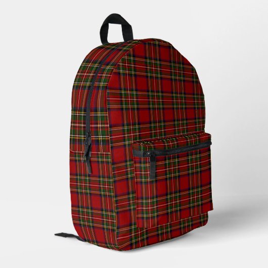 Sac À Dos Imprimé Royal Stewart Clan Tartan Plaid (Coin arrière gauche)