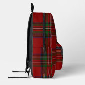 Sac À Dos Imprimé Royal Stewart Plaid Monogrammé (Gauche)