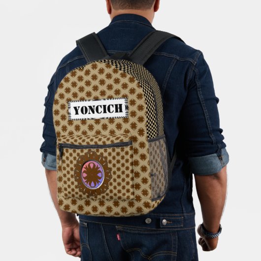Sac À Dos Imprimé Ruban Brown de trèfle par Kenneth Yoncich (Insitu (Modèle))